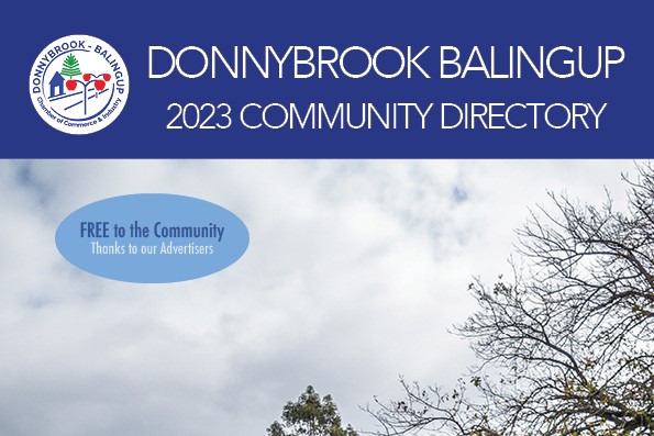 2023 DONNYBROOK BALINGUP COMMUNITY DIRECTORY OUT NOW
